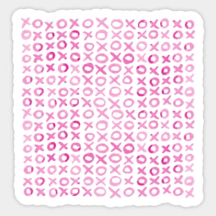 Xoxo valentine's day - pink Sticker